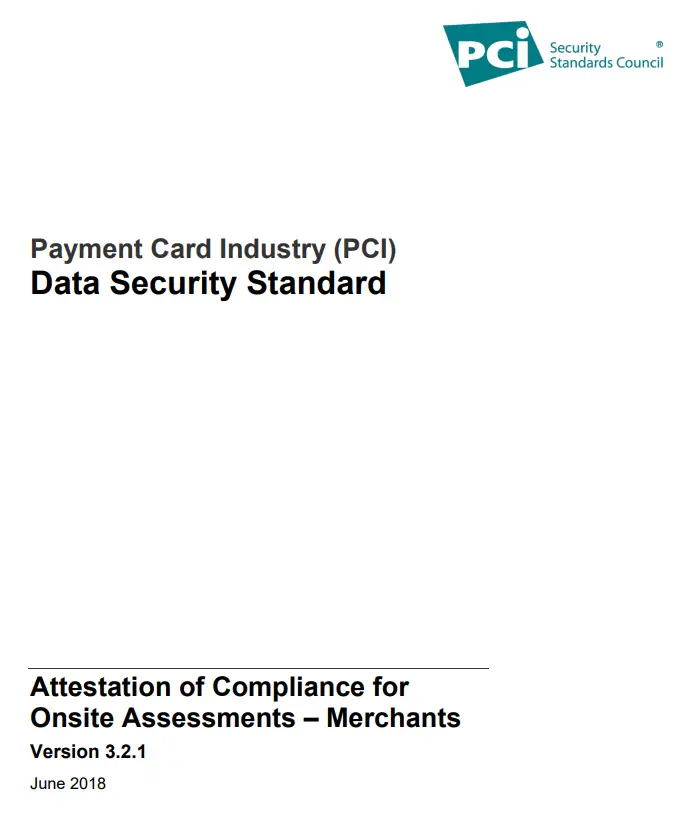PCI AOC Cover Page